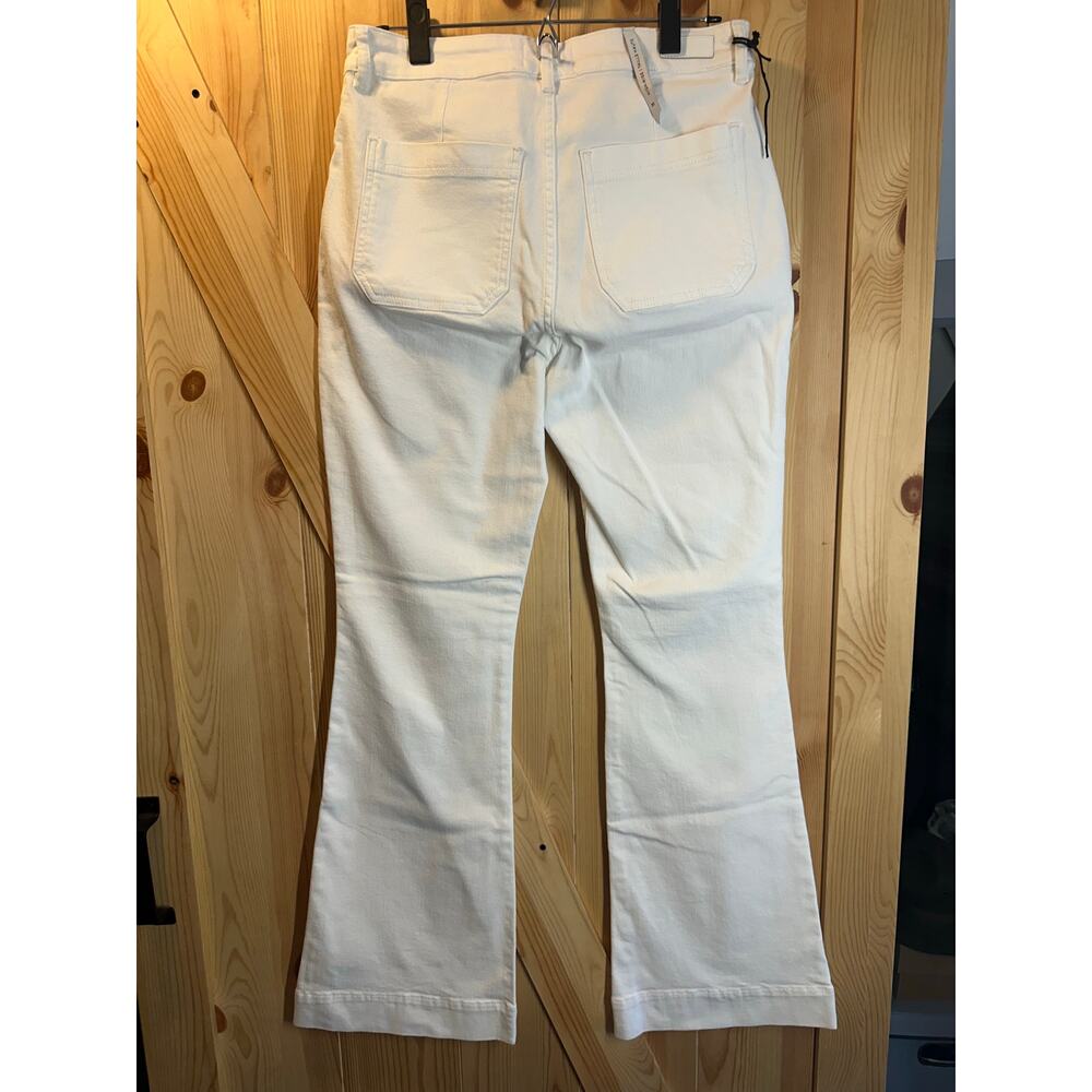 Lola Jeans White High-Rise Flare Jeans NWOT- Size 31 - Picture 4 of 9